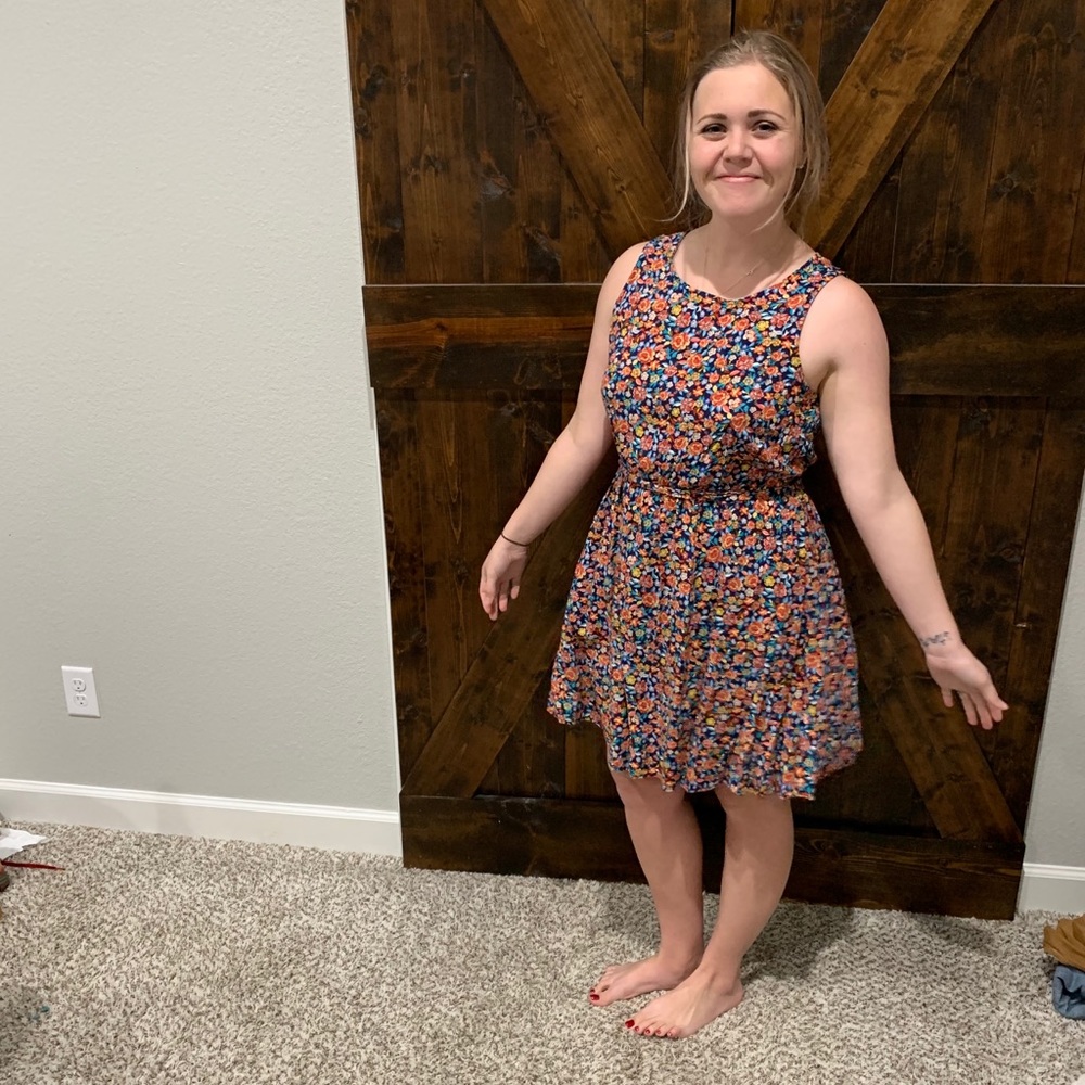 Spring/summer floral dress